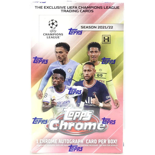 Best Deal - 2021/22 Topps UEFA Champions League Chrome Soccer Hobby Box