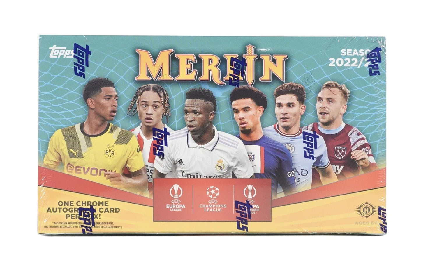 Best Deal - 22-23 Topps Merlin Chrome UEFA Club Competitions Soccer Hobby Box Cards