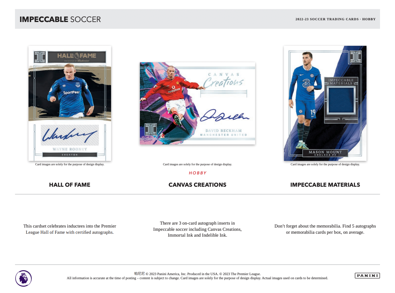 Best Deal - 2022/23 Panini Impeccable Soccer Hobby Box