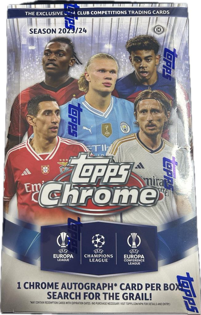 Best Deal - 2023/24 Topps Chrome UEFA Club Competitions Soccer Hobby Box