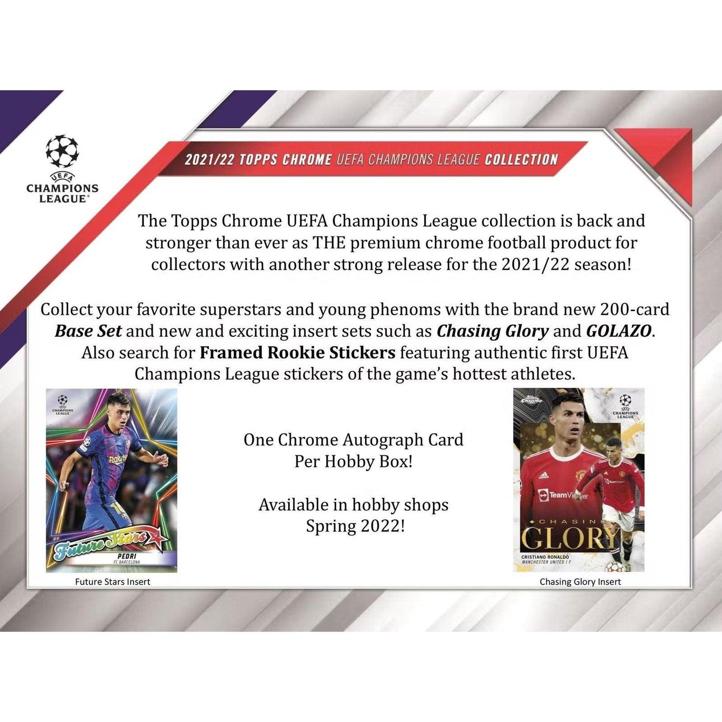 Best Deal - 2021/22 Topps UEFA Champions League Chrome Soccer Hobby Box