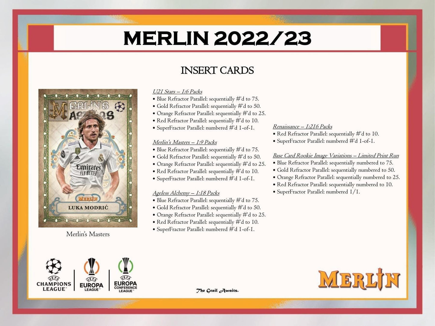 Best Deal - 22-23 Topps Merlin Chrome  UEFA Club Competitions Soccer Hobby Box Cards