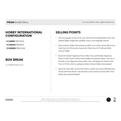 Best Deal - 2023/2024 PRIZM Basketball International Hobby Box