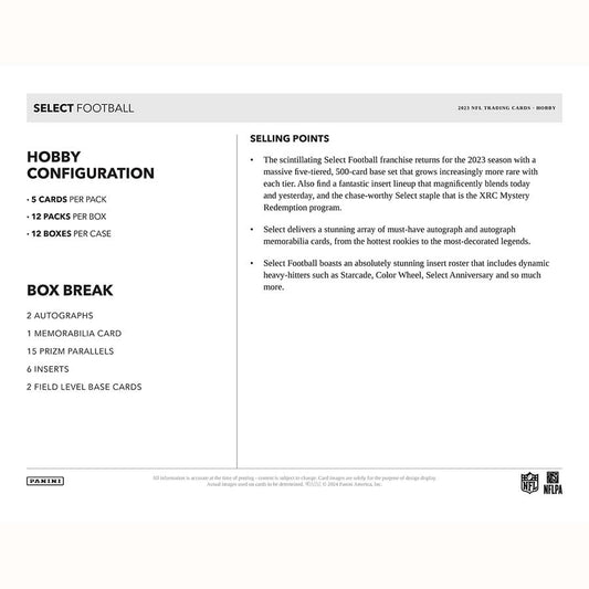 Best Deal - 2023 Panini Select Football Hobby Box