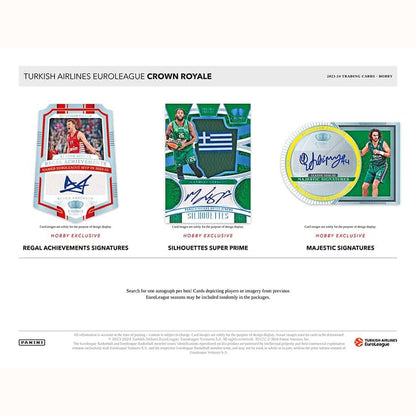 Best Deal - 2023/24 Panini Crown Royale Euroleague Basketball Hobby Box