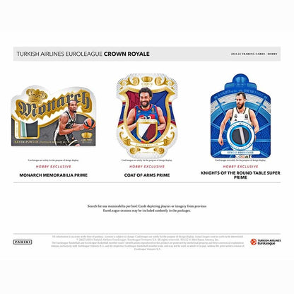 Best Deal - 2023/24 Panini Crown Royale Euroleague Basketball Hobby Box