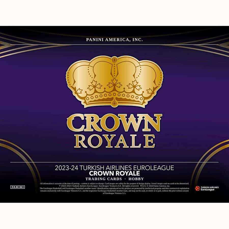 Best Deal - 2023/24 Panini Crown Royale Euroleague Basketball Hobby Box
