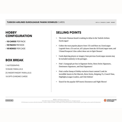 Best Deal - 2023-24 Panini Donruss Euroleague Basketball Hobby Box