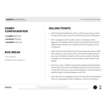 Best Deal - Panini Hoops 2024-25 Hobby Box
