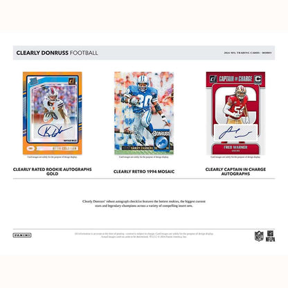 Best Deal - 2024 Clearly Donruss Football Hobby Box