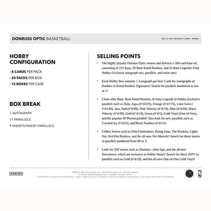 Best Deal - 2024-25 Donruss Optic Basketball Hobby Box