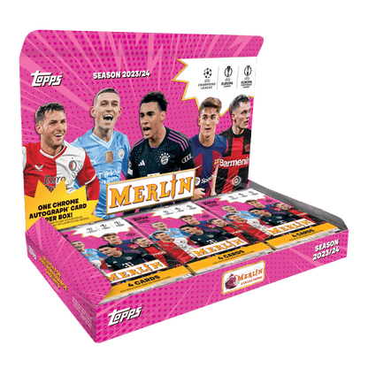 Best Deal - 2023-24 Topps UEFA Club Competitions Merlin Chrome Soccer Hobby Box