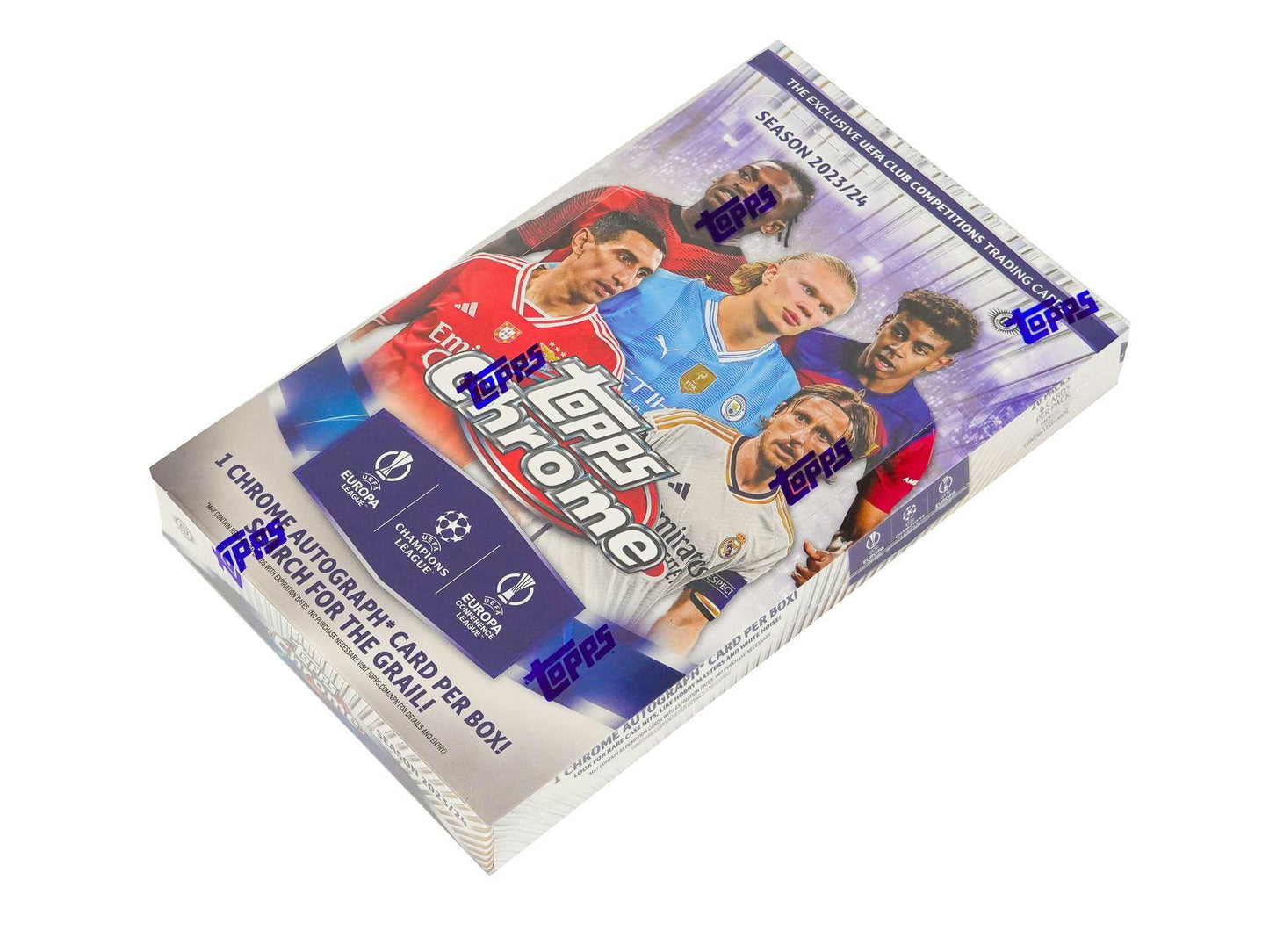 Best Deal - 2023-24 Topps Chrome UEFA Club Competitions Football Soccer Hobby Box