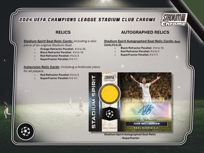 Best Deal - 2023/24 Topps Stadium Club Chrome UEFA Club Competitions Soccer Hobby Box