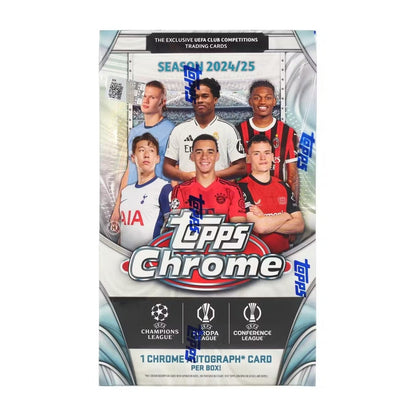 Best Deal - 2024-25 Topps Chrome UEFA Club Competitions Soccer Hobby Box
