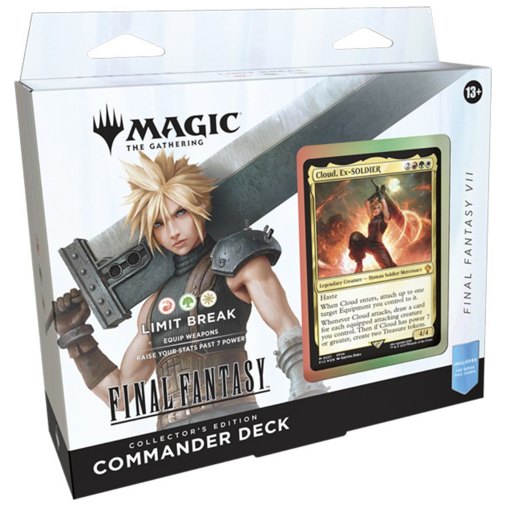 MTG- Collector's Edition FINAL FANTASY VII Commander Deck - Limit Break