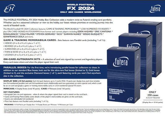 Best Deal - 2024 Futera FX World Football FX Soccer Hobby Box