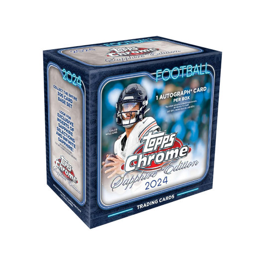 Best Deal - Topps Chrome Sapphire Football 2024 Hobby Box