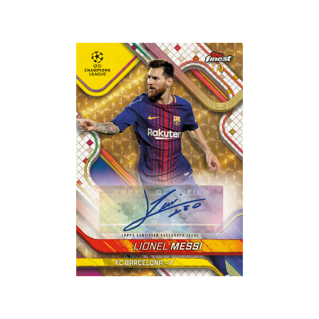 Best Deal - Topps Finest UEFA Club Competitions Hobby Box 2024/25
