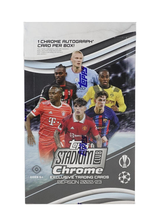 Best Deal - 22-23 Topps UEFA UCC Stadium Club Chrome Hobby Box Soccer Trading Cards