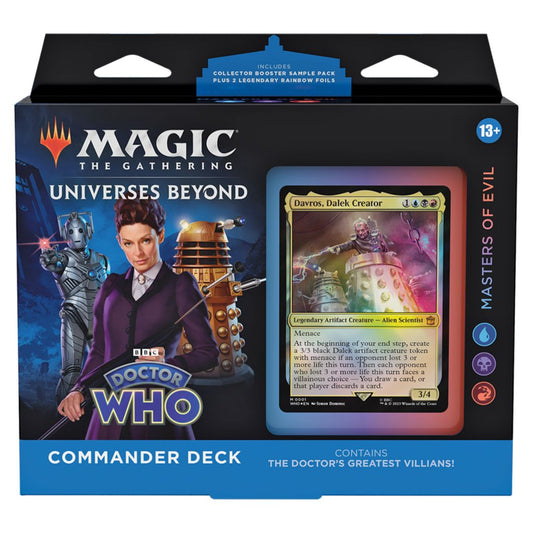 MTG-Universes Beyond: Doctor Who Commander Deck Masters of Evil