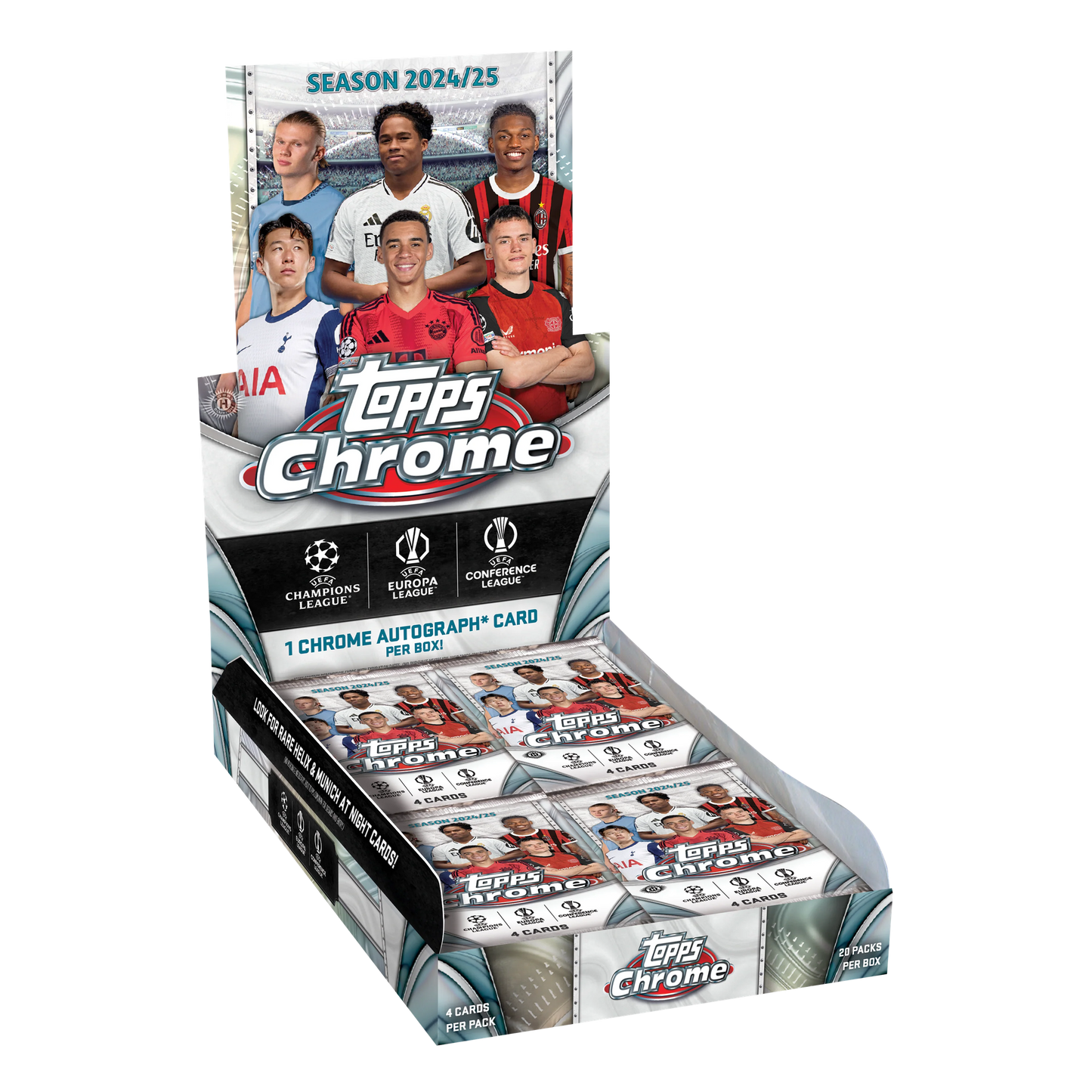 Best Deal - 2024-25 Topps Chrome UEFA Club Competitions Soccer Hobby Box