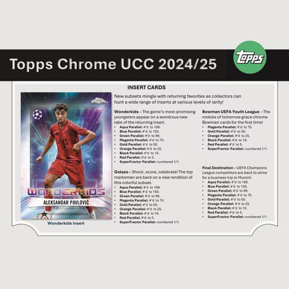 Best Deal - 2024-25 Topps Chrome UEFA Club Competitions Soccer Hobby Box