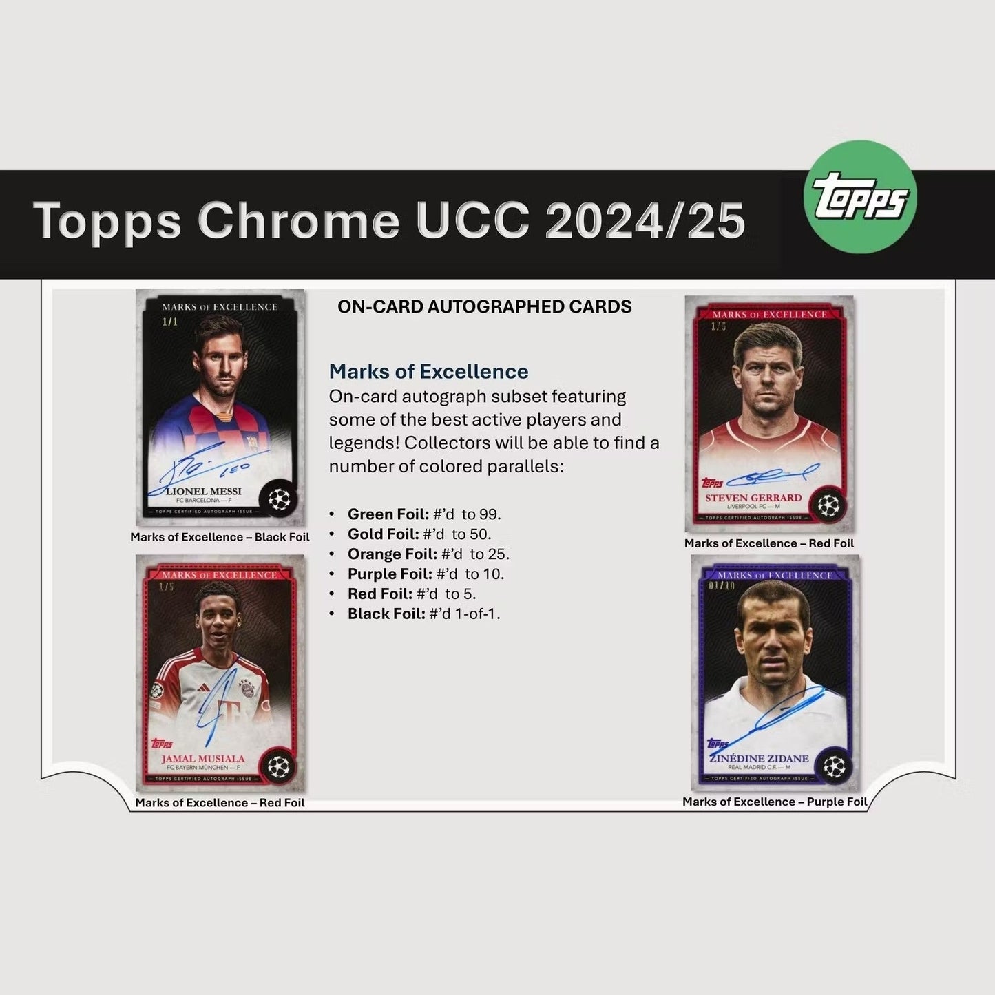 Best Deal - 2024-25 Topps Chrome UEFA Club Competitions Soccer Hobby Box