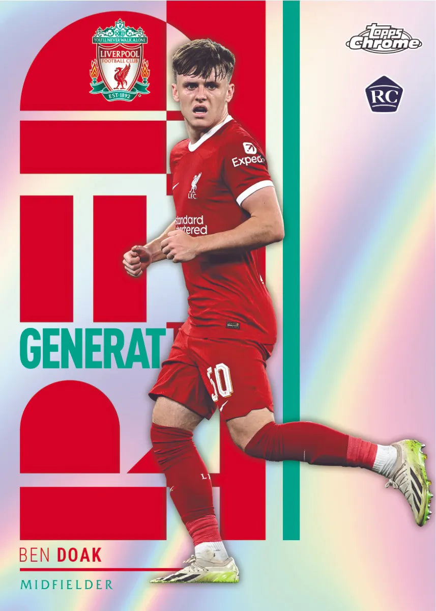 Best Deal - Topps Chrome Liverpool FC Hobby Box 23/24