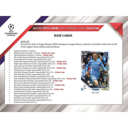 Best Deal - 2021/22 Topps UEFA Champions League Chrome Soccer Hobby Box