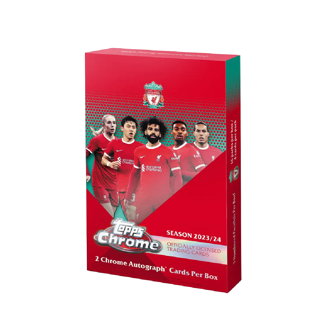 Best Deal - Topps Chrome Liverpool FC Hobby Box 23/24