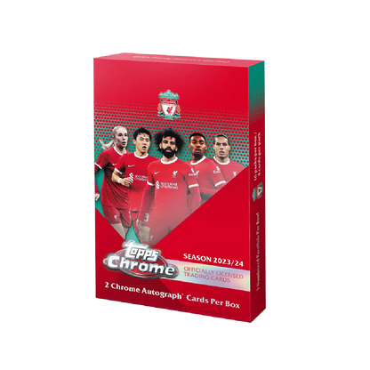 Best Deal - Topps Chrome Liverpool FC Hobby Box 23/24
